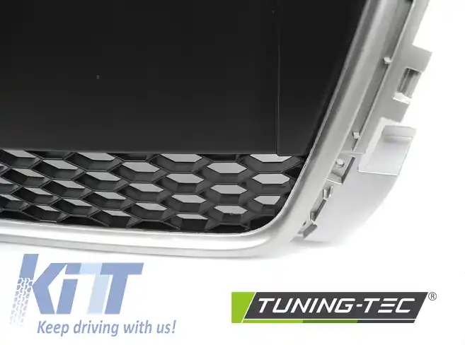 GRILĂ SPORT ARGINTIE potrivită pentru AUDI A3 (8P) SPORT 04.08-07.12-image-6267453