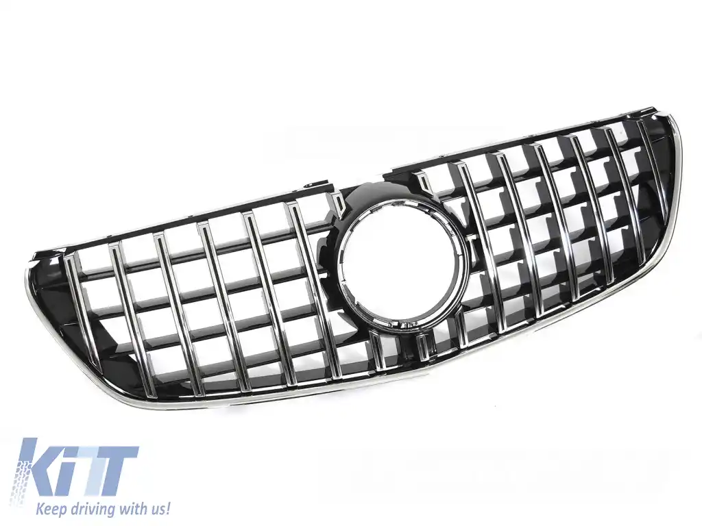 GRILĂ SPORT CHROME BLACK potrivită pentru MERCEDES V-CLASS W447 14-19