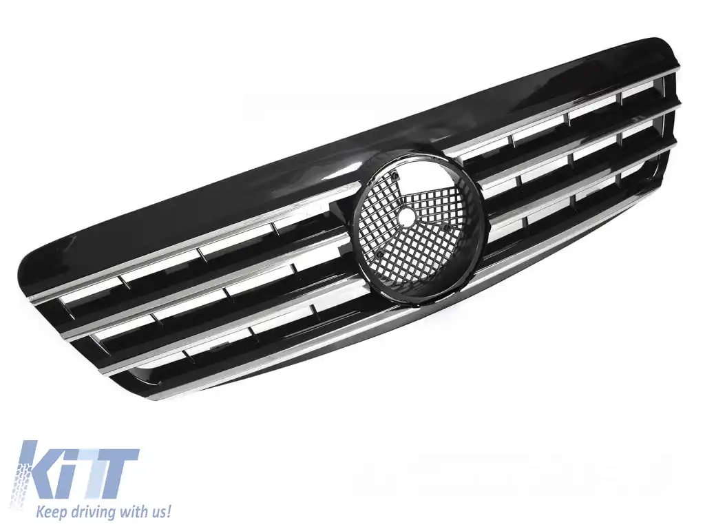GRILĂ SPORT CHROME BLACK potrivită pentru MERCEDES W220 98-02
