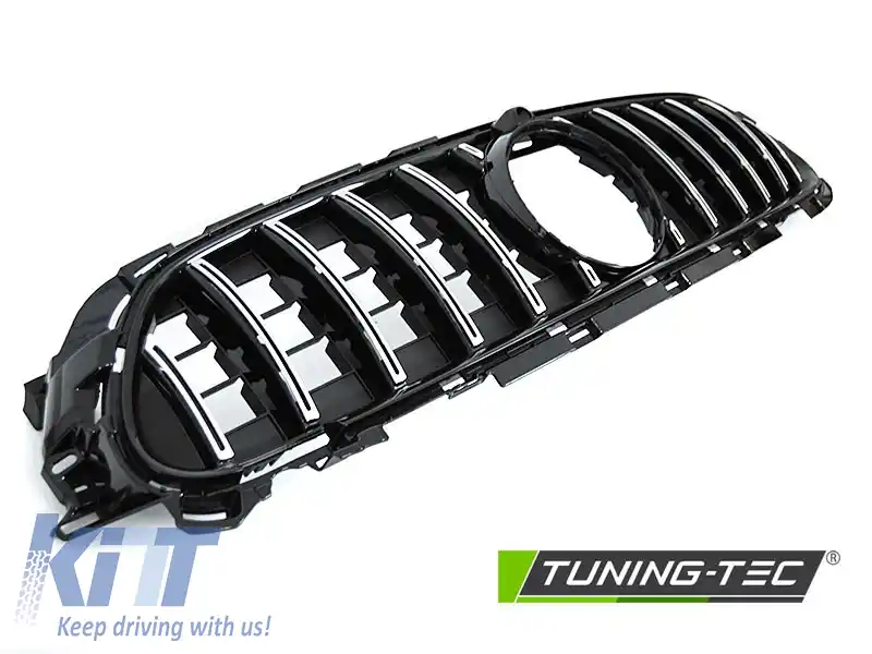 GRILĂ SPORT CHROME NEGRU potrivită pentru MERCEDES W213 SPORT 20-23-image-6269608