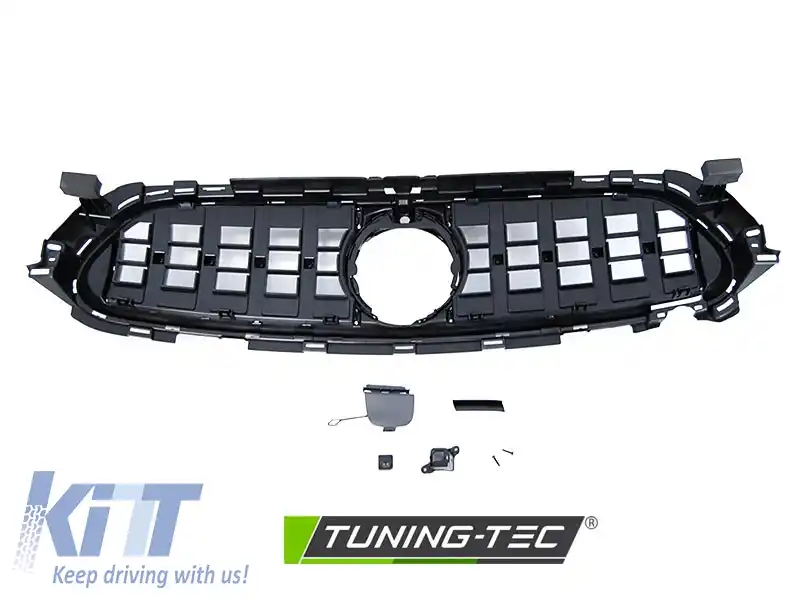 GRILĂ SPORT CHROME NEGRU potrivită pentru MERCEDES W213 SPORT 20-23-image-6269610