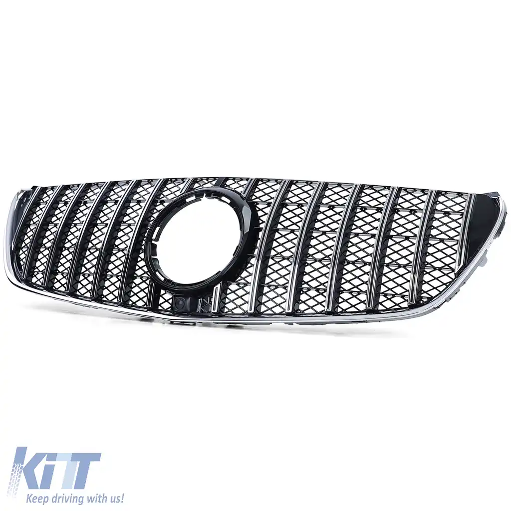 Grilă sport crom negru lucios, potrivită pentru Mercedes V-Class W447 14-19-image-6257474