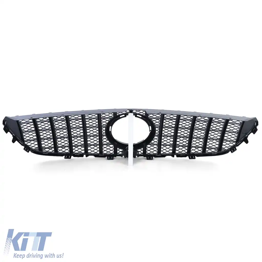 Grilă sport crom negru lucios, potrivită pentru Mercedes V-Class W447 14-19-image-6257477