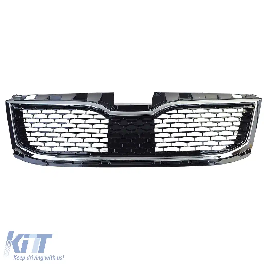 Grilă sport crom negru potrivită pentru Skoda Octavia 5E Facelift 17-20-image-6204844