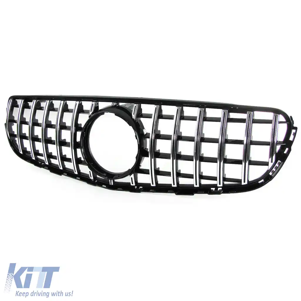 Grilă sport crom negru potrivită pentru Mercedes GLC X253 Coupe C253 15-19-image-6191723
