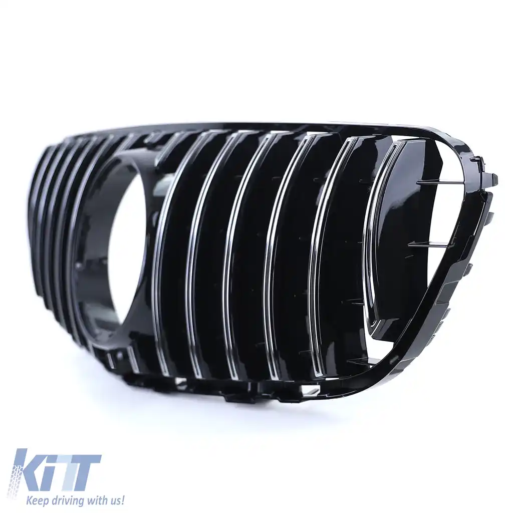 Grilă sport crom negru potrivită pentru Mercedes GLC X253 Coupe C253 15-19-image-6191724