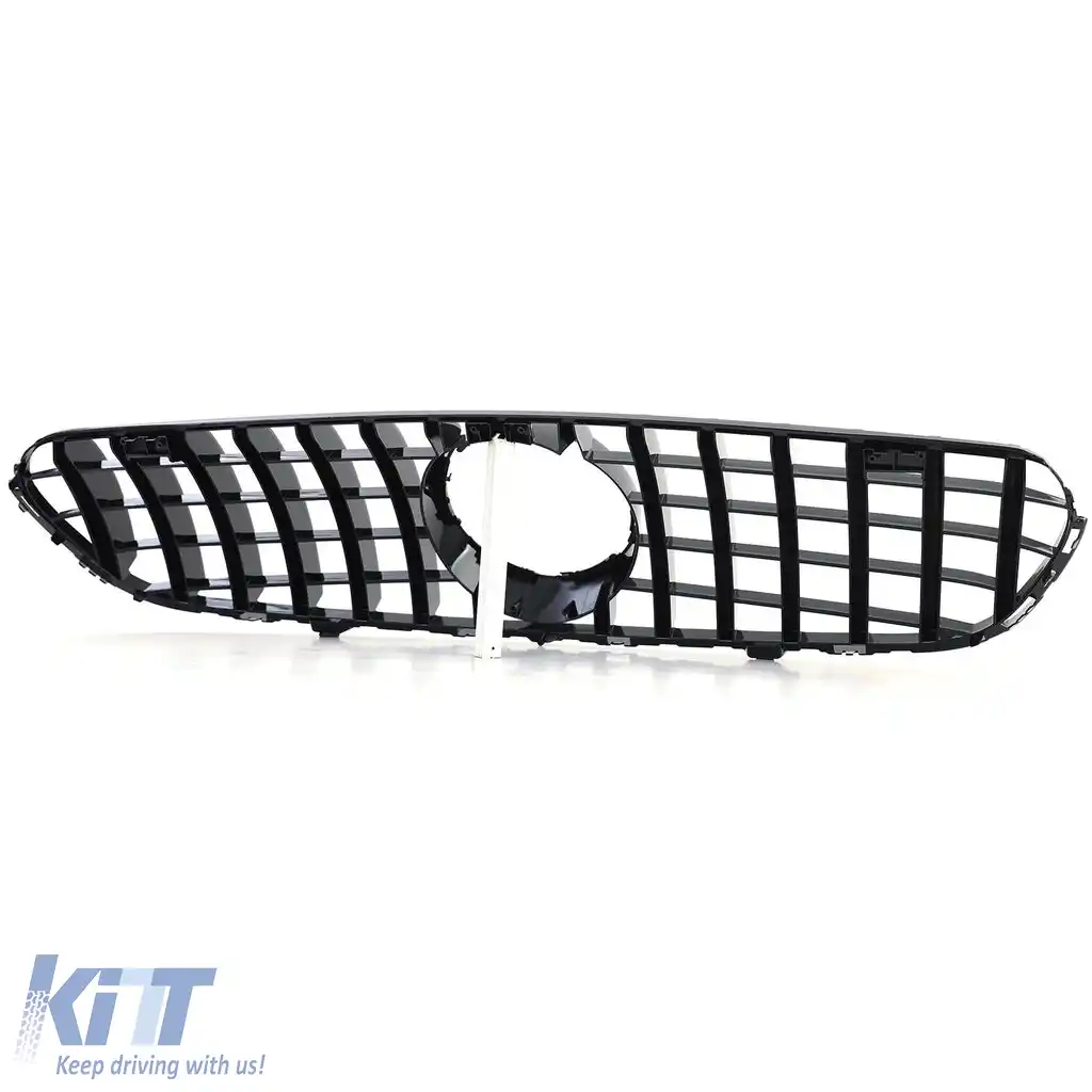 Grilă sport crom negru potrivită pentru Mercedes GLC X253 Coupe C253 15-19-image-6191727