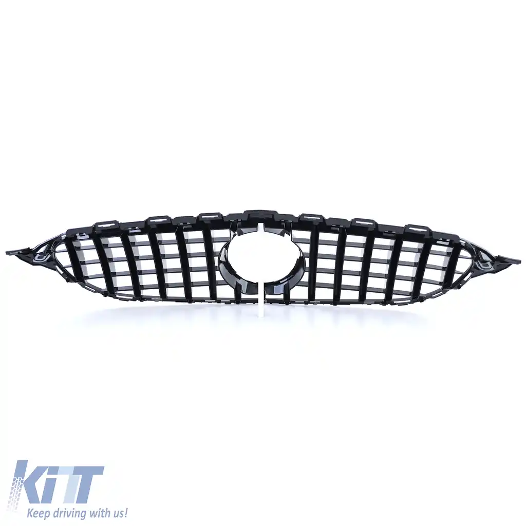 Grilă sport crom negru potrivită pentru Mercedes C-Class W205 S205 13-18-image-6196150