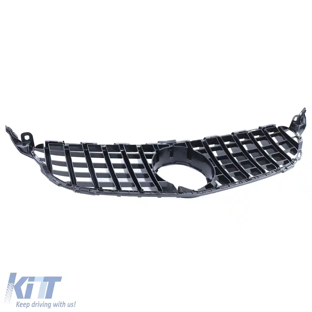 Grilă sport crom negru potrivită pentru Mercedes C-Class W205 S205 13-18-image-6196151