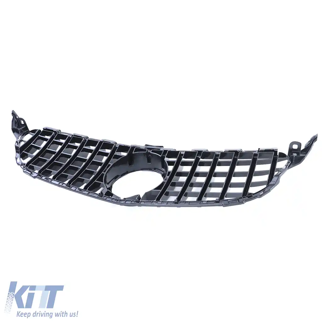 Grilă sport crom negru potrivită pentru Mercedes C-Class W205 S205 13-18-image-6196152