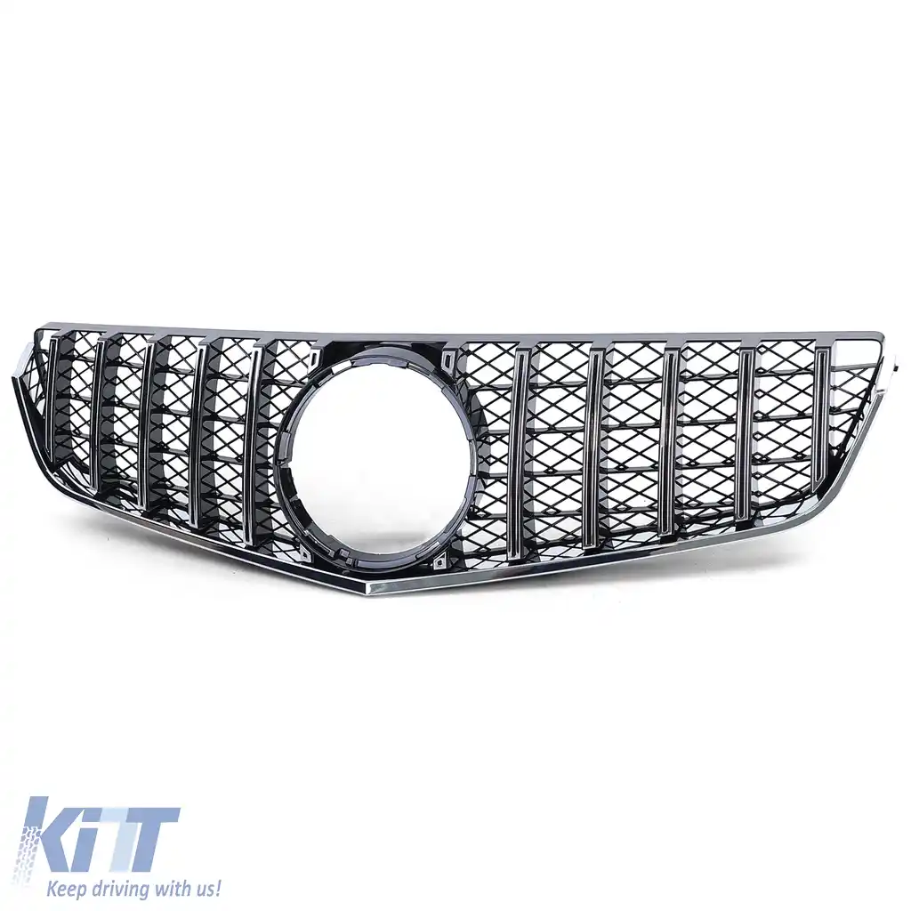 Grilă sport crom negru potrivită pentru Mercedes E Coupe C207 Cabrio A207 2009-2013-image-6196713