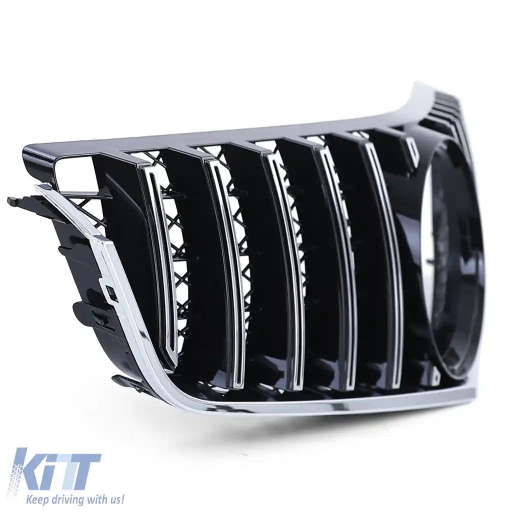 Grilă sport crom negru potrivită pentru Mercedes E Coupe C207 Cabrio A207 2009-2013-image-6196715