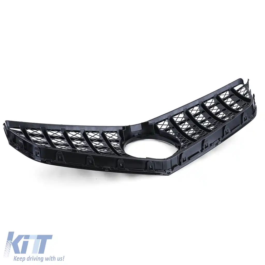 Grilă sport crom negru potrivită pentru Mercedes E Coupe C207 Cabrio A207 2009-2013-image-6196718