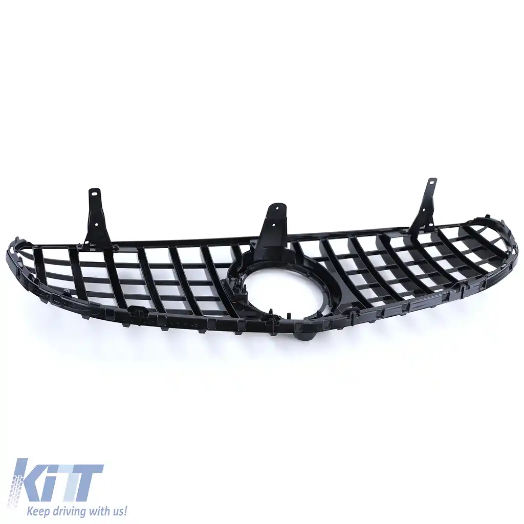 Grilă sport crom negru potrivită pentru Mercedes GLC X253 Coupe C253 19-22-image-6197688