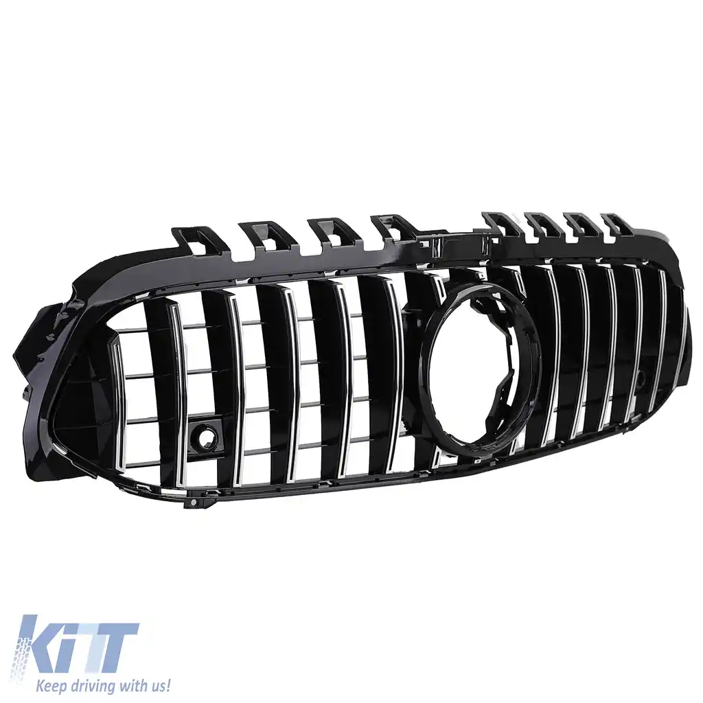 Grilă Sport Crom Negru potrivită pentru Mercedes Clasa A W177 V177 18-24-image-6200664