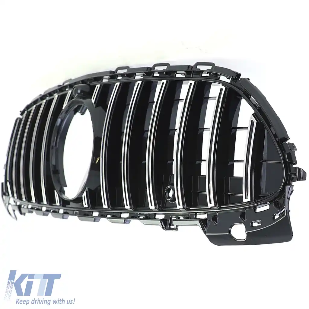 Grilă sport crom negru potrivită pentru Mercedes C-Class W206 S206 din 21-image-6201481