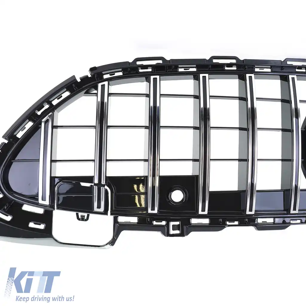 Grilă sport crom negru potrivită pentru Mercedes C-Class W206 S206 din 21-image-6201482