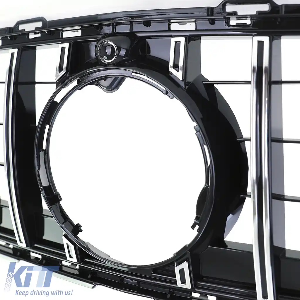 Grilă sport crom negru potrivită pentru Mercedes C-Class W206 S206 din 21-image-6201483