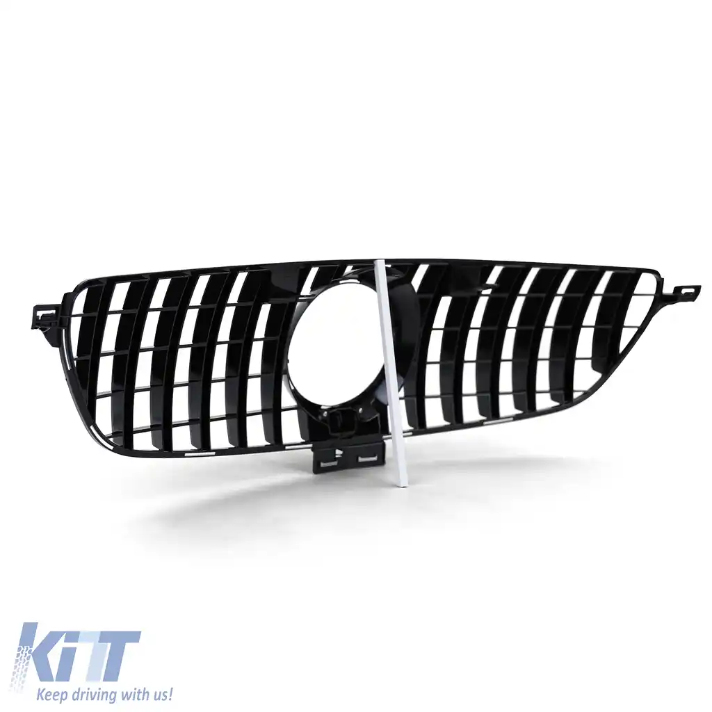 Grilă sport crom negru potrivită pentru Mercedes GLE W166 15-19-image-6202034