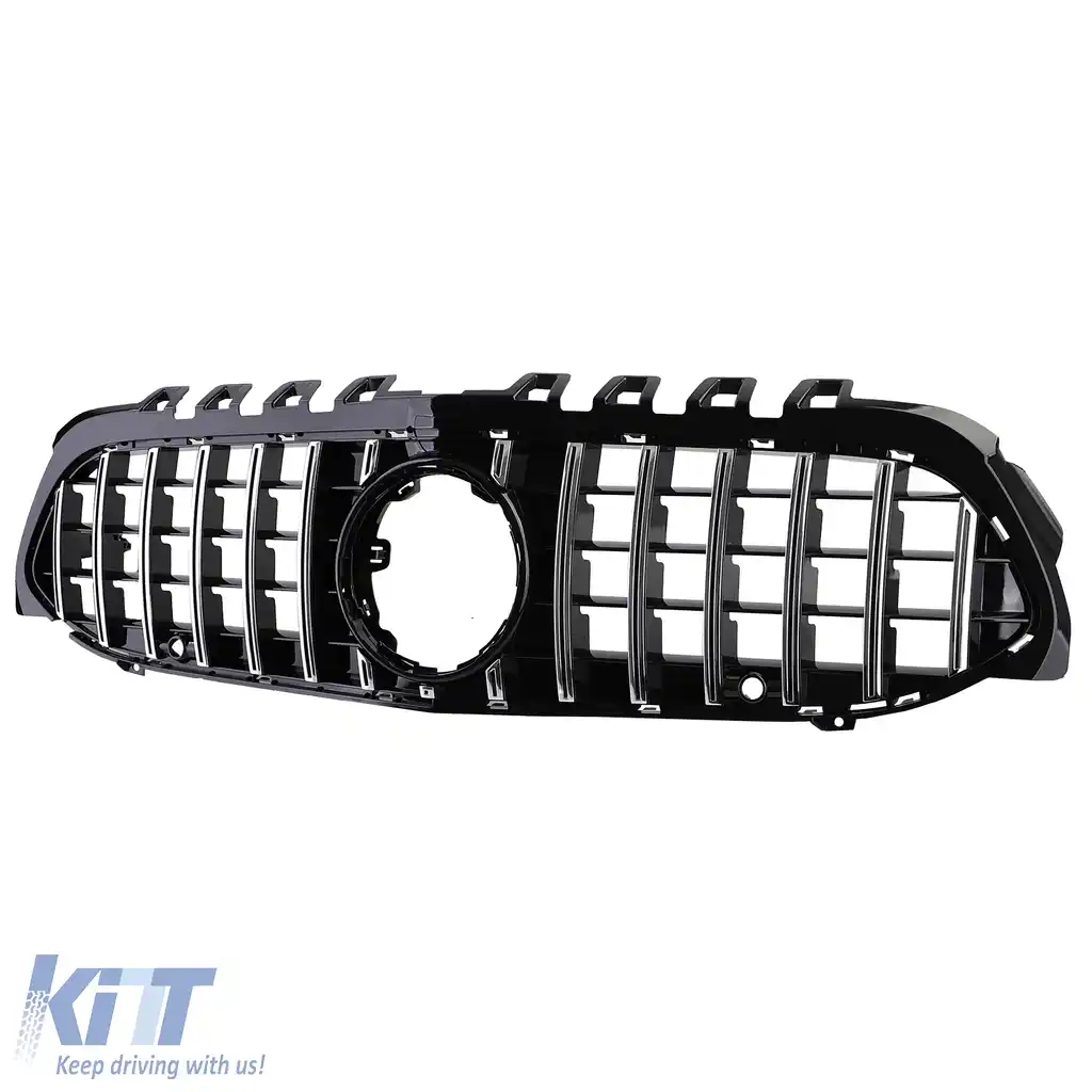 Grilă sport crom negru potrivită pentru Mercedes A-Class W177 V177 18-24-image-6205789