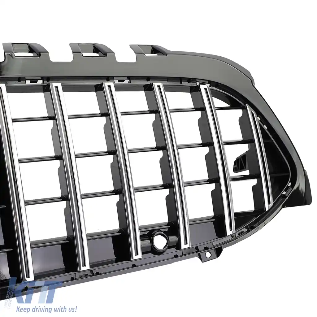 Grilă sport crom negru potrivită pentru Mercedes A-Class W177 V177 18-24-image-6205792
