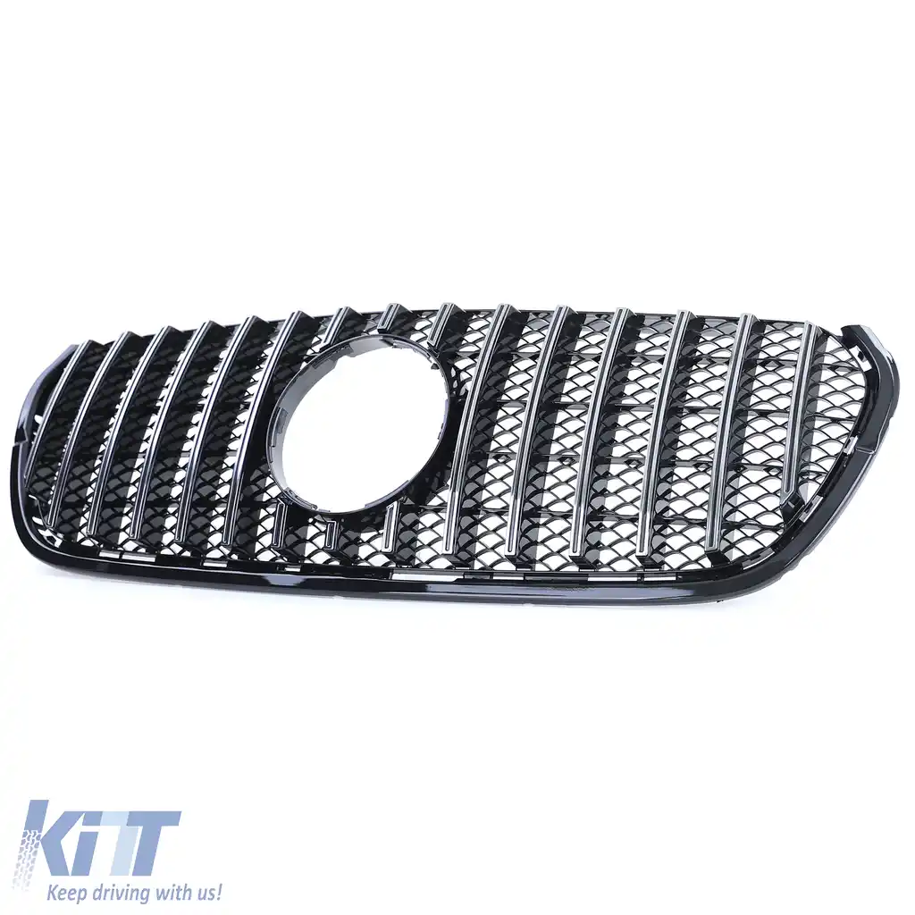 Grilă sport crom negru potrivită pentru Mercedes X Class W470 17-20-image-6206319