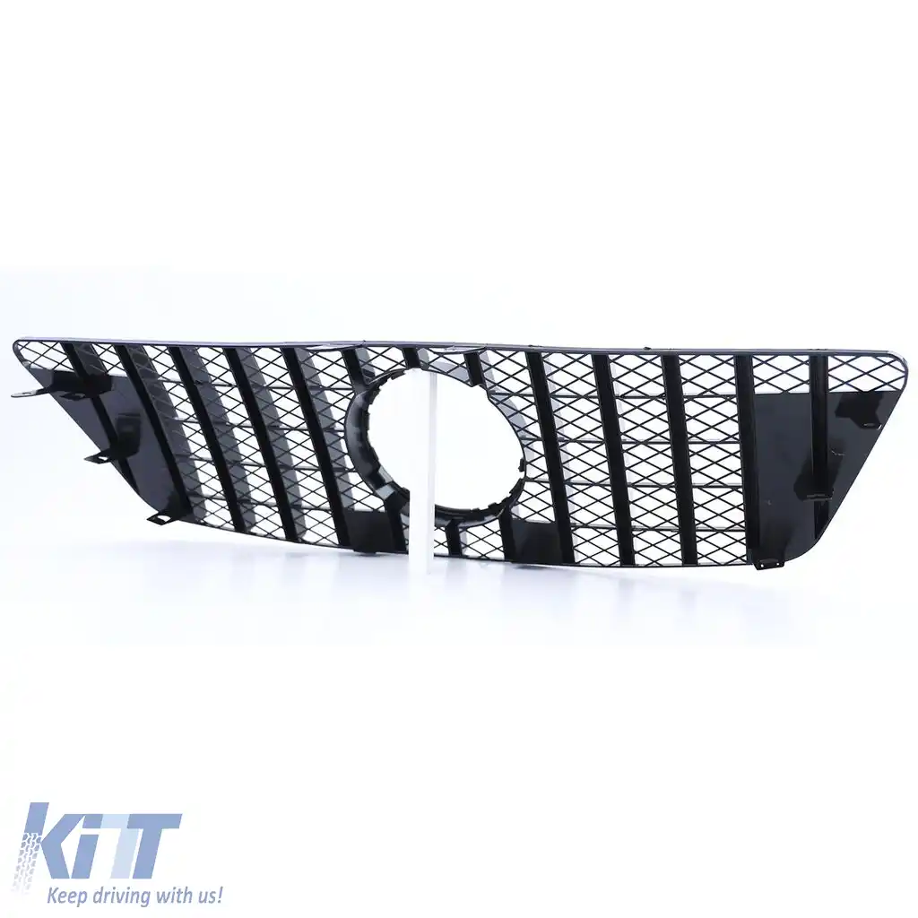 Grilă sport crom negru potrivită pentru Mercedes M-Class ML W164 2008-2011-image-6206502