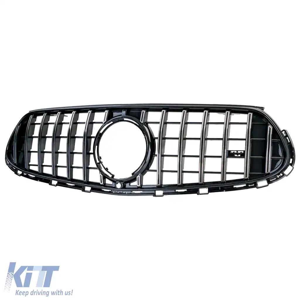 Grilă sport crom negru potrivită pentru Mercedes GLC X254 și Coupe C254 din 2022-image-6206951