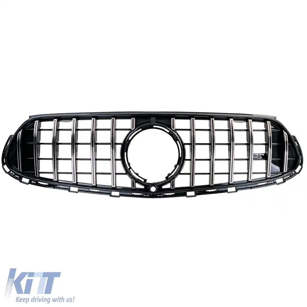 Grilă sport crom negru potrivită pentru Mercedes GLC X254 și Coupe C254 din 2022-image-6206952