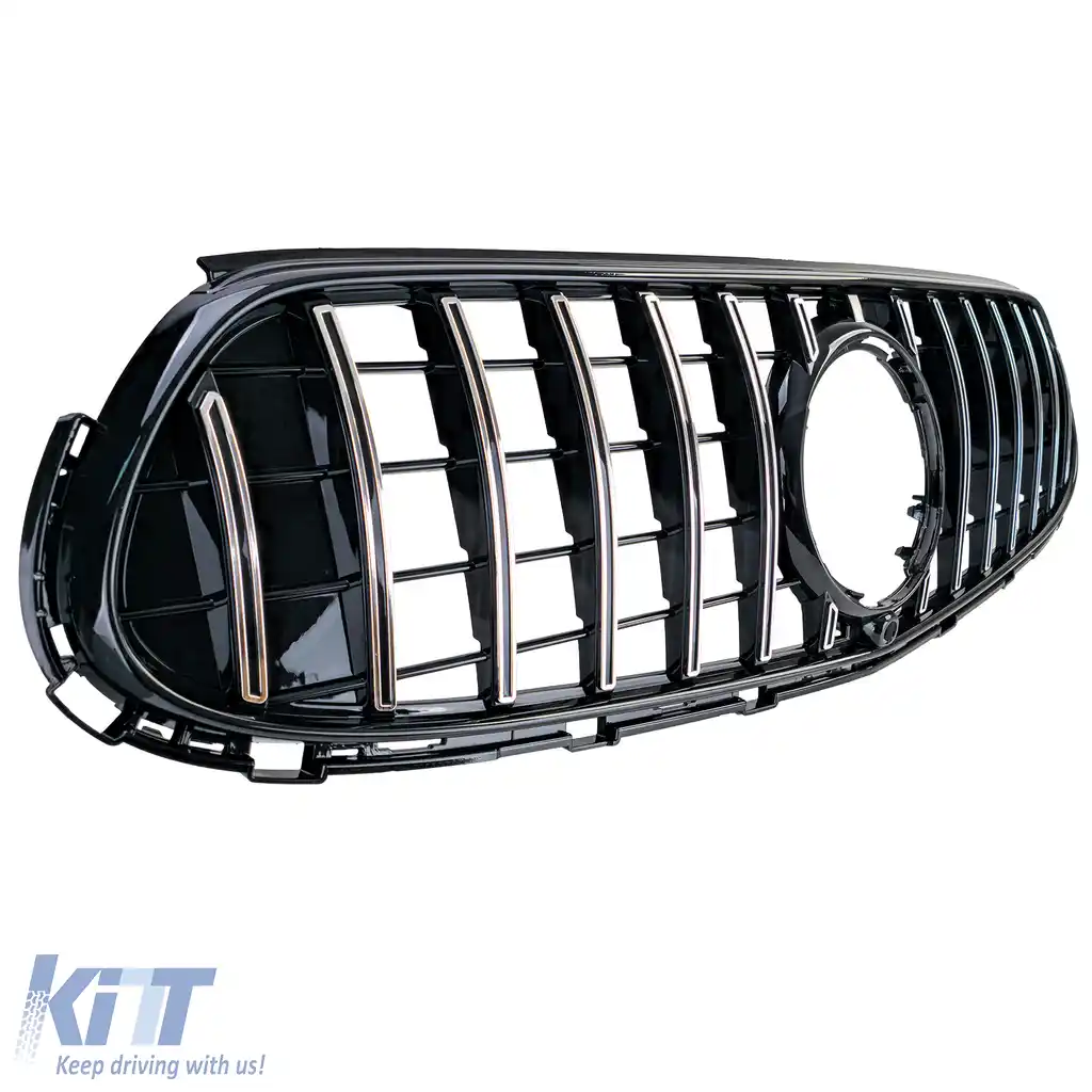 Grilă sport crom negru potrivită pentru Mercedes GLC X254 și Coupe C254 din 2022-image-6206953