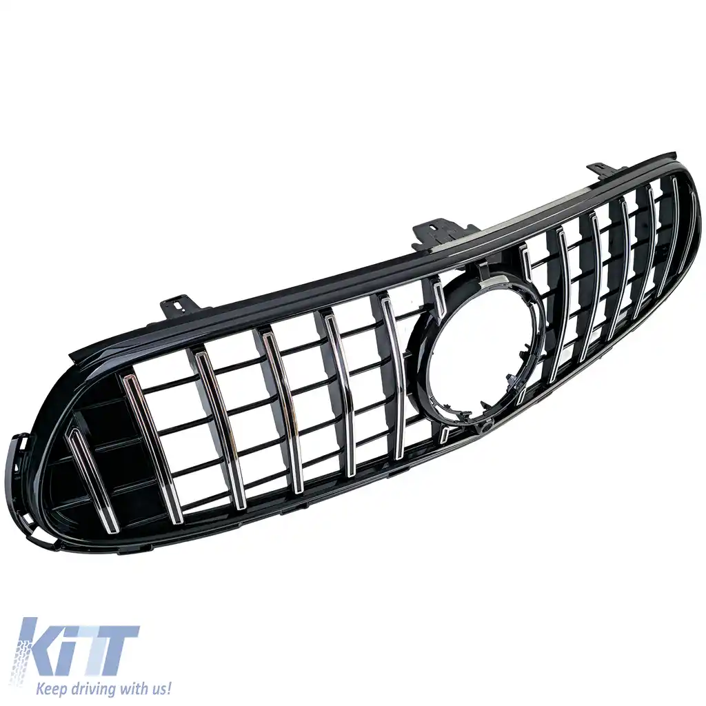 Grilă sport crom negru potrivită pentru Mercedes GLC X254 și Coupe C254 din 2022-image-6206954