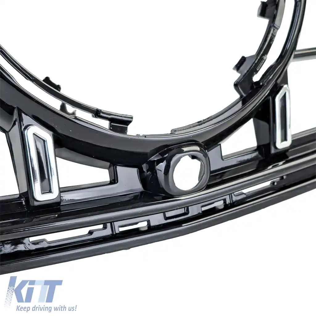 Grilă sport crom negru potrivită pentru Mercedes GLC X254 și Coupe C254 din 2022-image-6206955