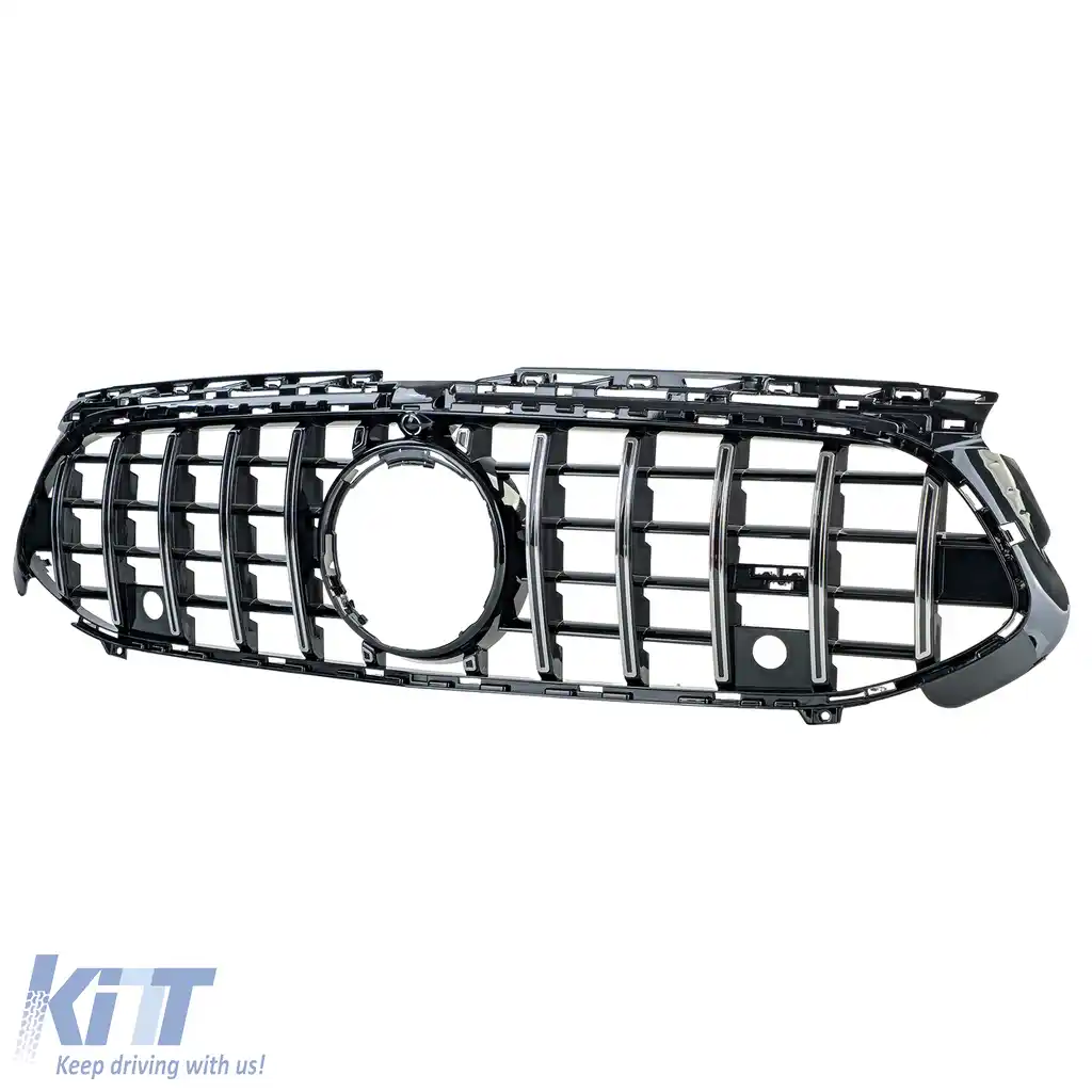 Grilă sport crom negru potrivită pentru Mercedes A-Class W177 V177 din 2022-image-6208078