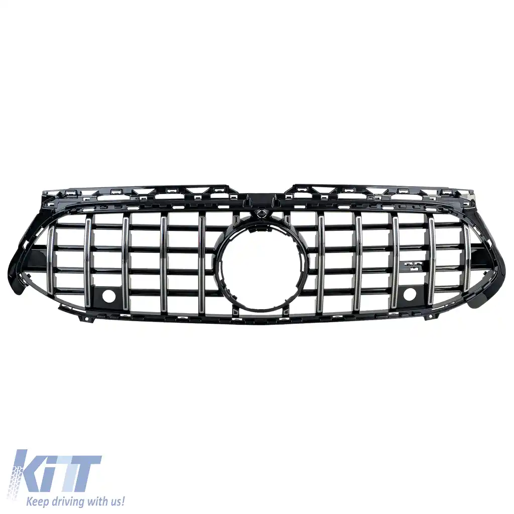 Grilă sport crom negru potrivită pentru Mercedes A-Class W177 V177 din 2022-image-6208079