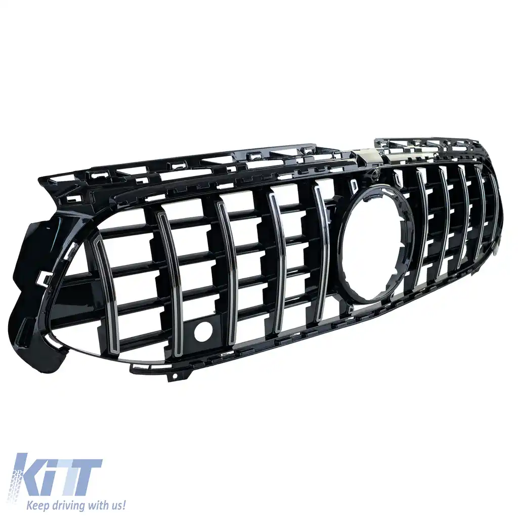 Grilă sport crom negru potrivită pentru Mercedes A-Class W177 V177 din 2022-image-6208080