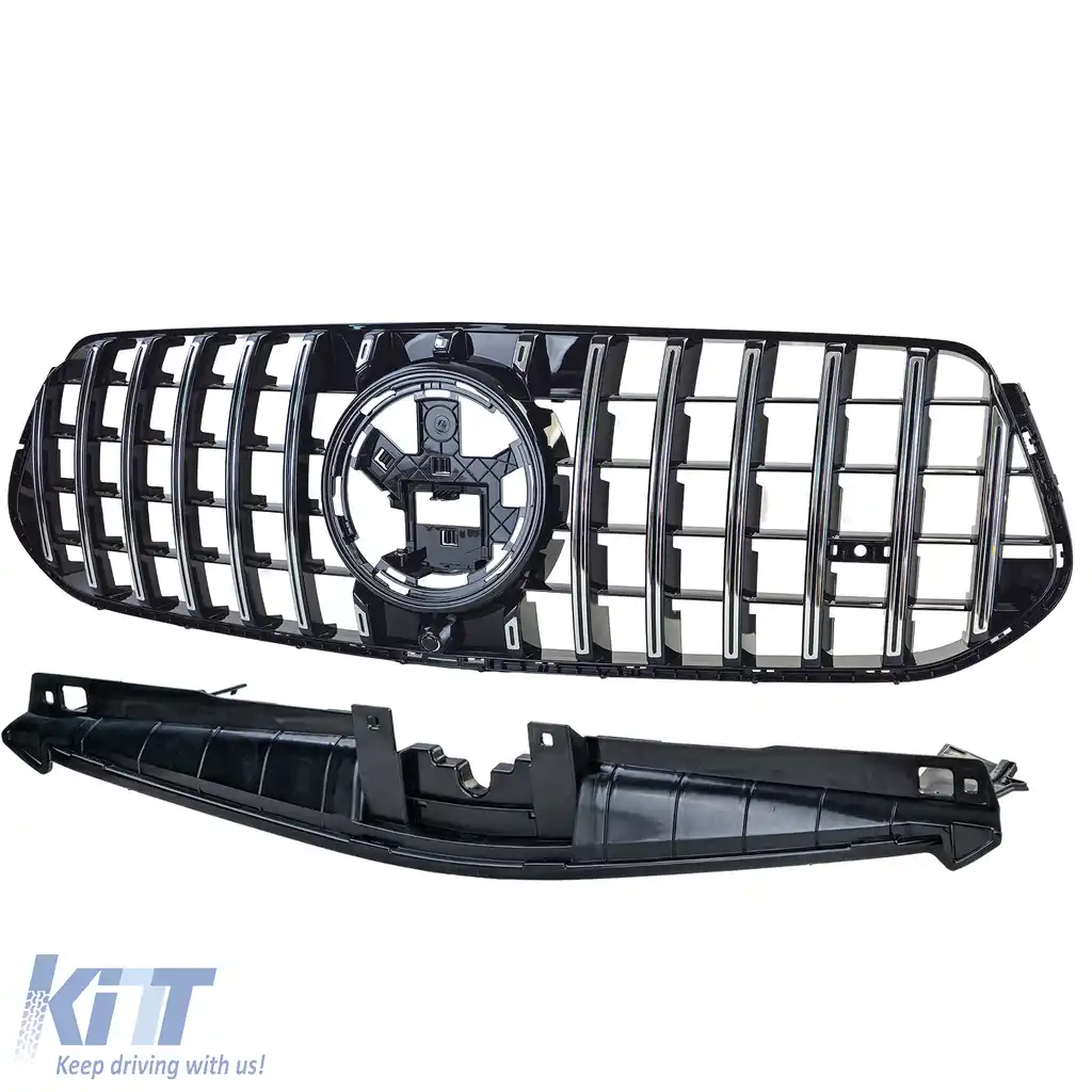 Grilă sport crom negru potrivită pentru Mercedes GLE V167 din 2023-image-6208087