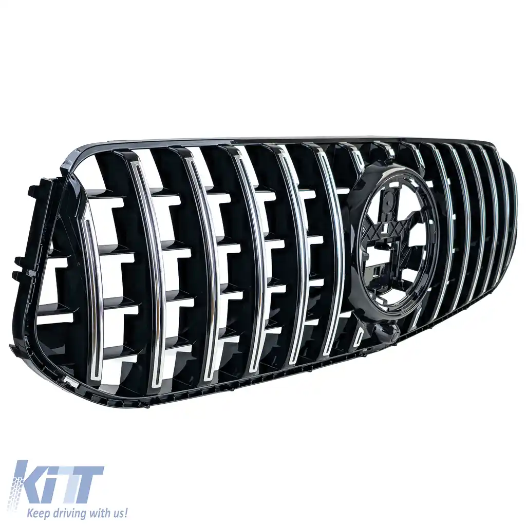 Grilă sport crom negru potrivită pentru Mercedes GLE V167 din 2023-image-6208088