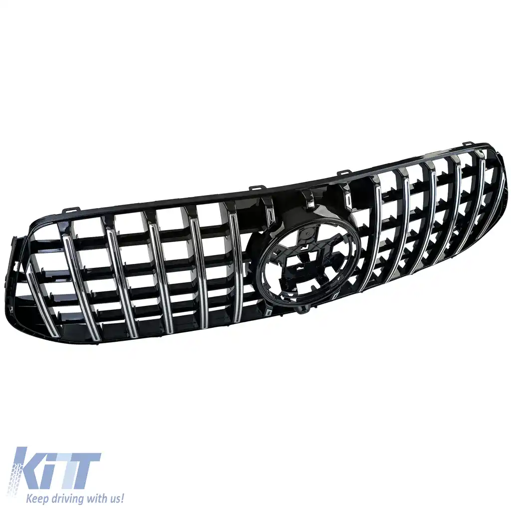 Grilă sport crom negru potrivită pentru Mercedes GLE V167 din 2023-image-6208090