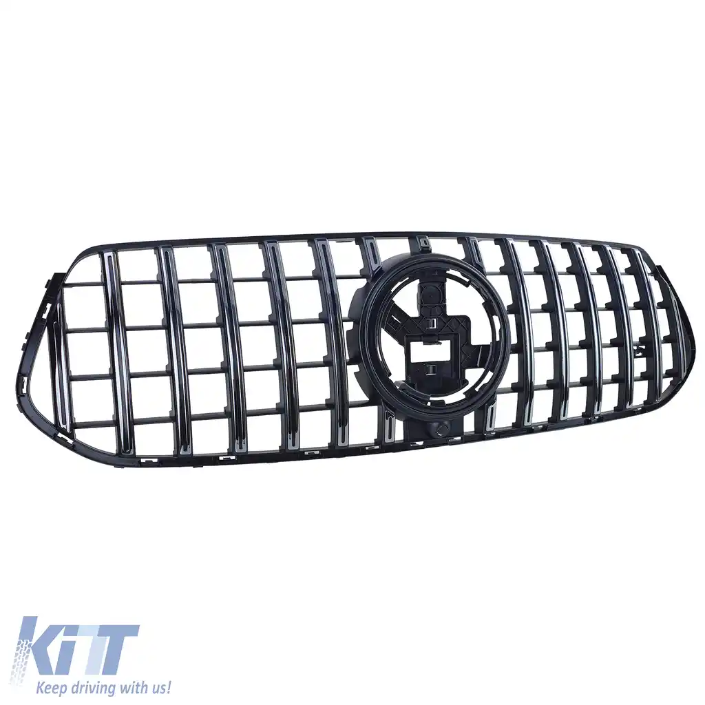 Grilă sport crom negru, potrivită pentru Mercedes GLE V167 Coupe C167 18-23 cu design A-image-6208754