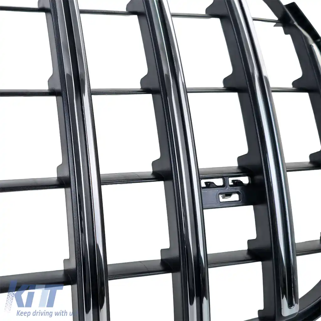 Grilă sport crom negru, potrivită pentru Mercedes GLE V167 Coupe C167 18-23 cu design A-image-6208757