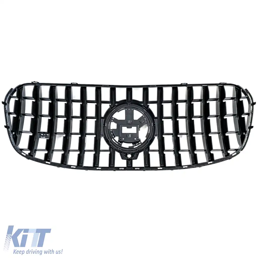Grilă sport crom negru potrivită pentru Mercedes GLS X167 din 2023-image-6210869