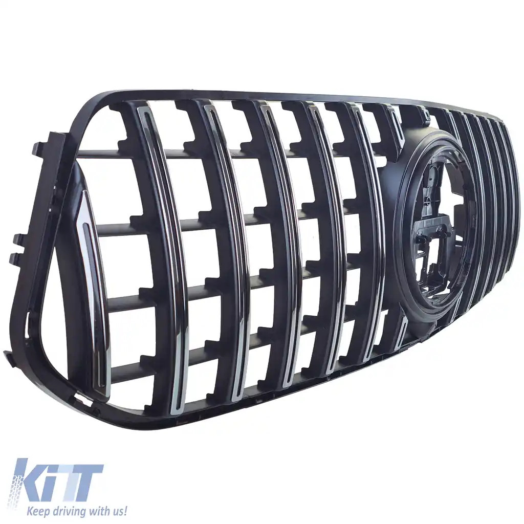 Grilă sport crom negru, potrivită pentru Mercedes GLE V167 Coupe C167 din 2023 cu design A-image-6211091