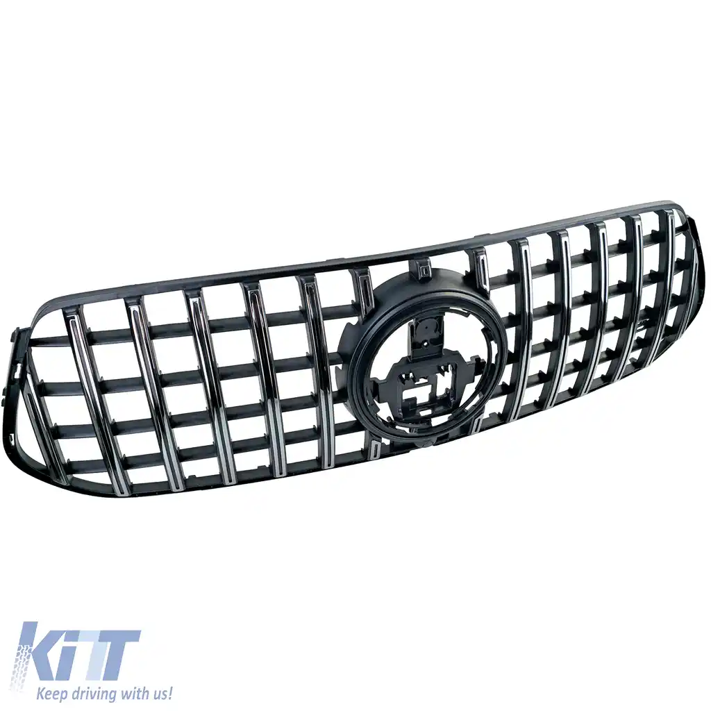 Grilă sport crom negru, potrivită pentru Mercedes GLE V167 Coupe C167 din 2023 cu design A-image-6211092