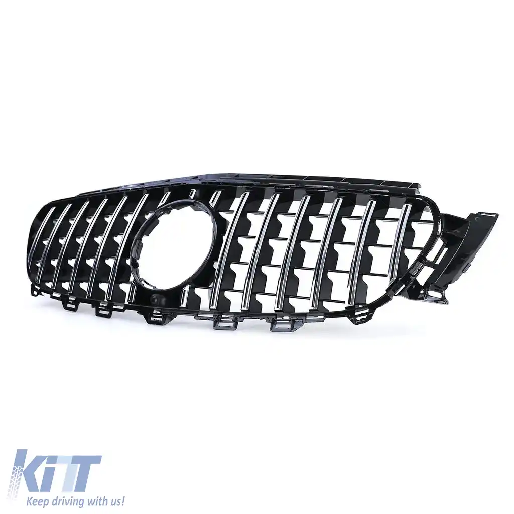 Grilă sport crom negru potrivită pentru Mercedes E W213 S213 C238 A238 16-20-image-6257176