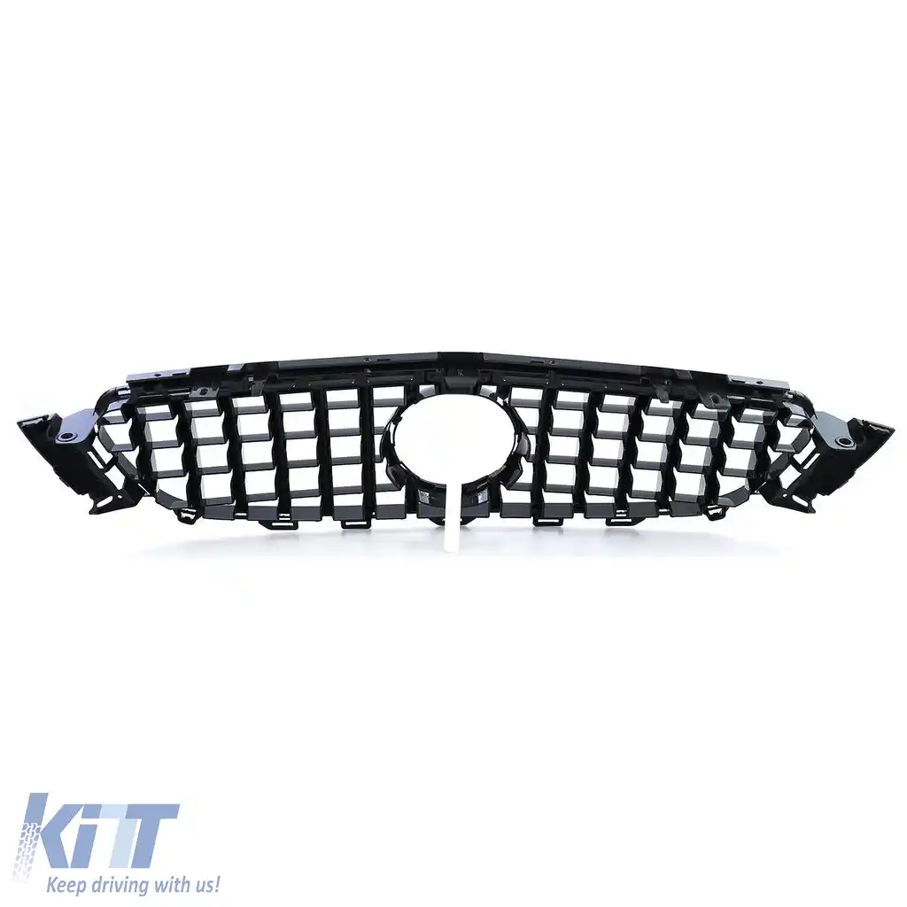 Grilă sport crom negru potrivită pentru Mercedes E W213 S213 C238 A238 16-20-image-6257179