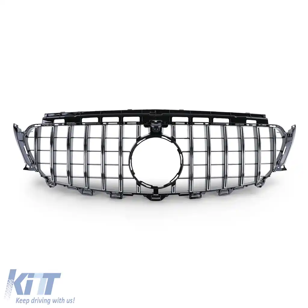 Grilă sport crom negru potrivită pentru Mercedes E W213 S213 C238 A238 16-20-image-6278169
