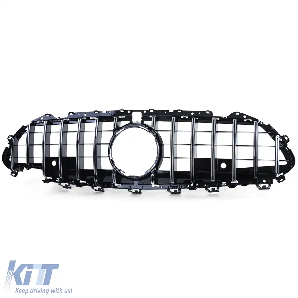 Grilă sport cromată neagră lucioasă, potrivită pentru Mercedes CLS C257 din 17-image-6192229