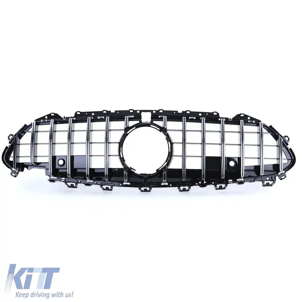 Grilă sport cromată neagră lucioasă, potrivită pentru Mercedes CLS C257 din 17-image-6192232