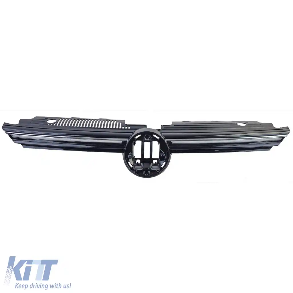 Grilă sport cu bandă cromată iluminată, potrivită pentru VW Golf 8 din 2019-image-6265931