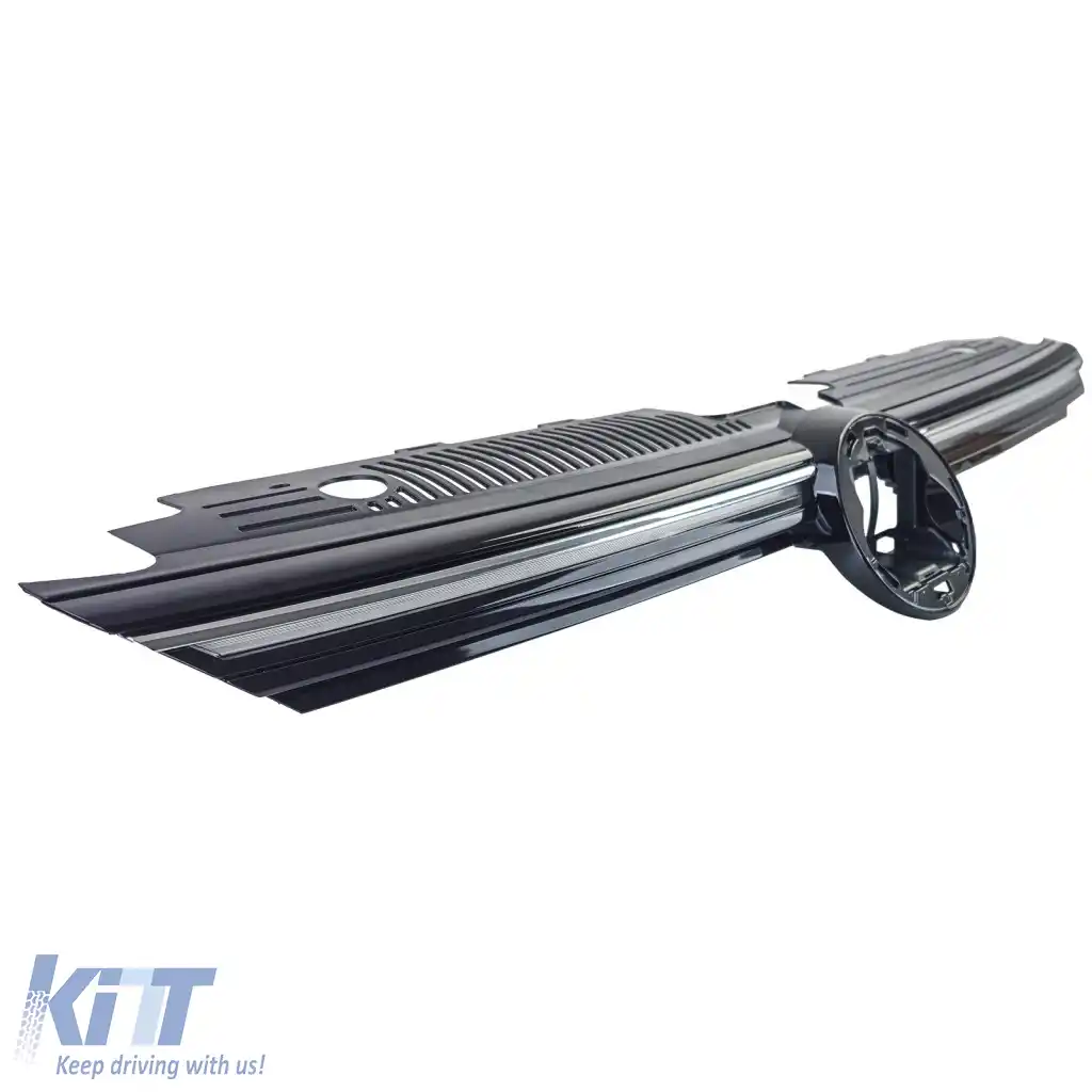 Grilă sport cu bandă cromată iluminată, potrivită pentru VW Golf 8 din 2019-image-6265932